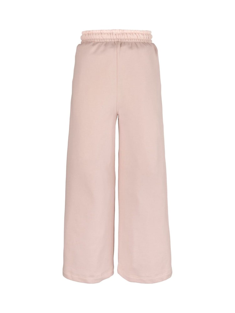 Calvin Klein Pink Logo Wide Leg Joggers - Image 2 of 2 Calvin Klein Pink Logo Wide Leg Joggers - Image 2 of 2