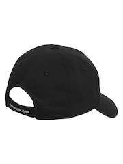 Calvin Klein Black Monogram 100% Organic Cotton Baseball Cap - Image 5 of 5