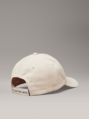 Calvin Klein Cream Monogram Baseball Cap - Image 4 of 6