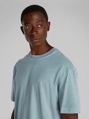 Blau - Calvin Klein 100% Cotton Applique T-Shirt - Bild 4 von 7