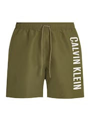 Calvin Klein Green Intense Power Medium Swim Shorts With Drawstring - Image 5 of 5