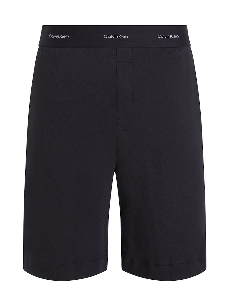 Calvin Klein Black Modern Terry Lounge Shorts - Image 1 of 1
