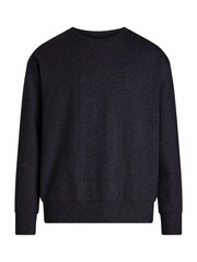Calvin Klein Black Modern Terry Lounge Sweatshirt - Image 1 of 1