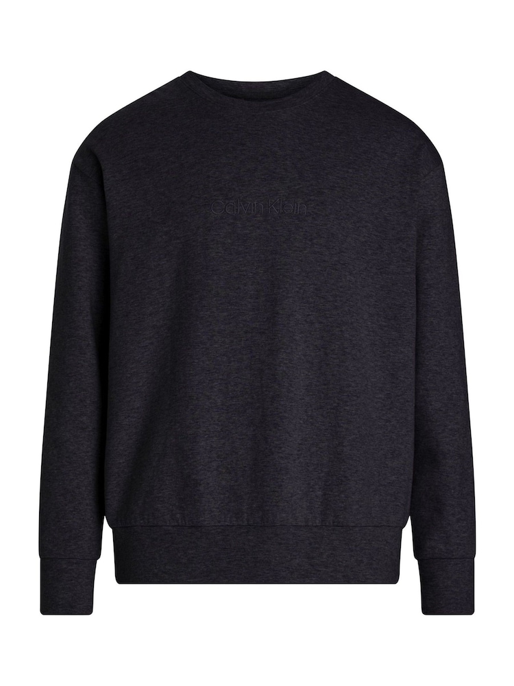 Calvin Klein Black Modern Terry Lounge Sweatshirt - Image 1 of 1