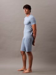 Calvin Klein Blue Ultra Soft Pyjamas Shorts - Image 3 of 5