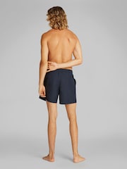 Calvin Klein Blue Intense Power Medium Swim Shorts With Drawstring - Image 3 of 5
