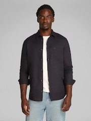 Calvin Klein Black Regular Fit Long Sleeve Shirt - Image 1 of 6