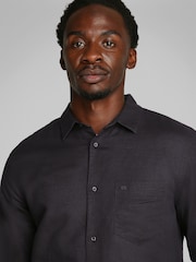 Calvin Klein Black Regular Fit Long Sleeve Shirt - Image 4 of 6
