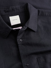 Calvin Klein Black Regular Fit Long Sleeve Shirt - Image 5 of 6