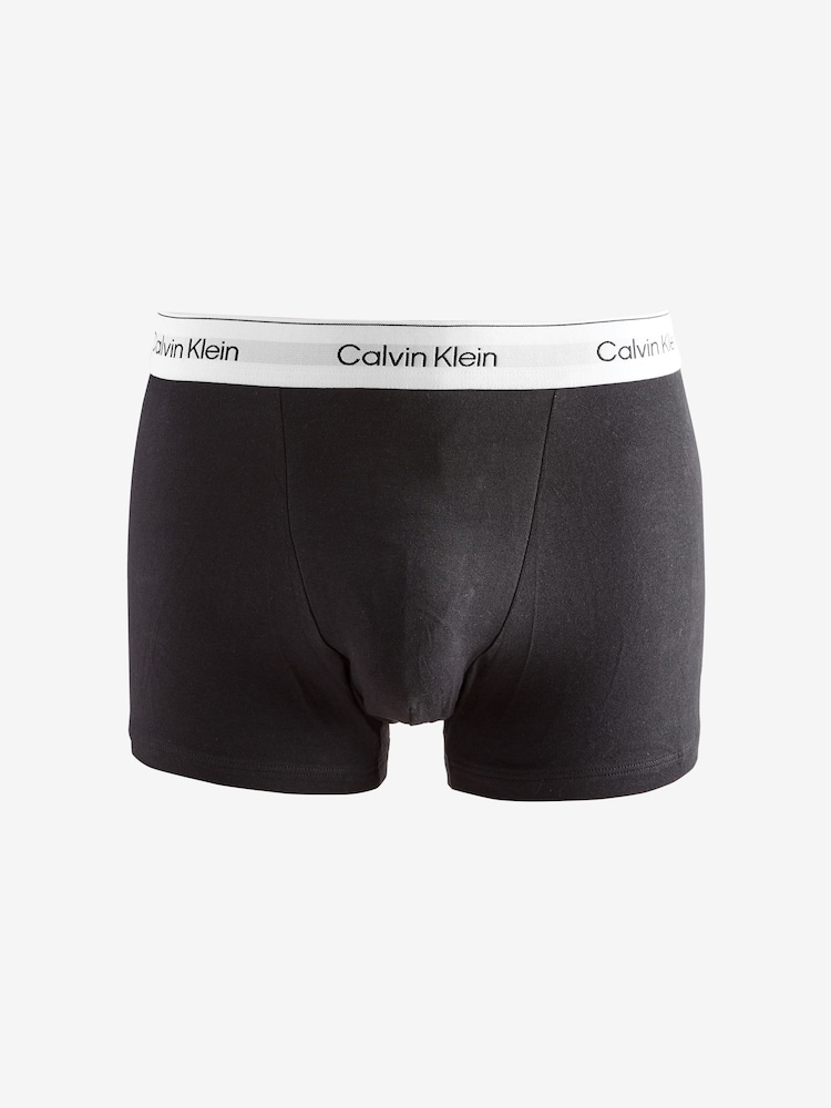 Calvin Klein Ink Black Ultra Soft Trunks 3 Pack - Image 8 of 8 Calvin Klein Ink Black Ultra Soft Trunks 3 Pack - Image 8 of 8