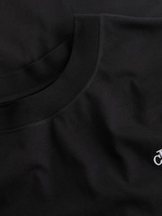 Calvin Klein Black 100% Cotton Serif Font Graphic T-Shirt - Image 7 of 7