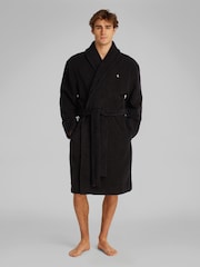 Calvin Klein Black 100% Cotton Terry Robe - Image 1 of 5