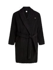 Calvin Klein Black 100% Cotton Terry Robe - Image 5 of 5