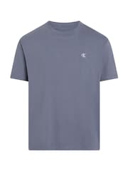 Сірий - Calvin Klein 100% Cotton Serif Font Graphic футболки - Image 6 of 7