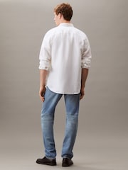 Off White - Calvin Klein Regular Fit Stripe Long Sleeve Shirt - Bild 3 von 6