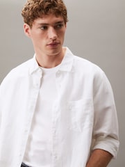 Off White - Calvin Klein Regular Fit Stripe Long Sleeve Shirt - Bild 4 von 6