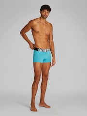 Calvin Klein Blue Intense Power Micro Trunks 3 Pack - Image 2 of 5