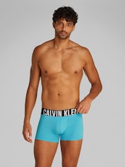 Calvin Klein Blue Intense Power Micro Trunks 3 Pack - Image 3 of 5