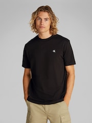 Calvin Klein Black 100% Cotton Painted Jeans T-Shirt - Image 1 of 7