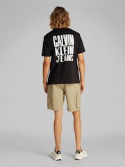 Calvin Klein Black 100% Cotton Painted Jeans T-Shirt - Image 3 of 7