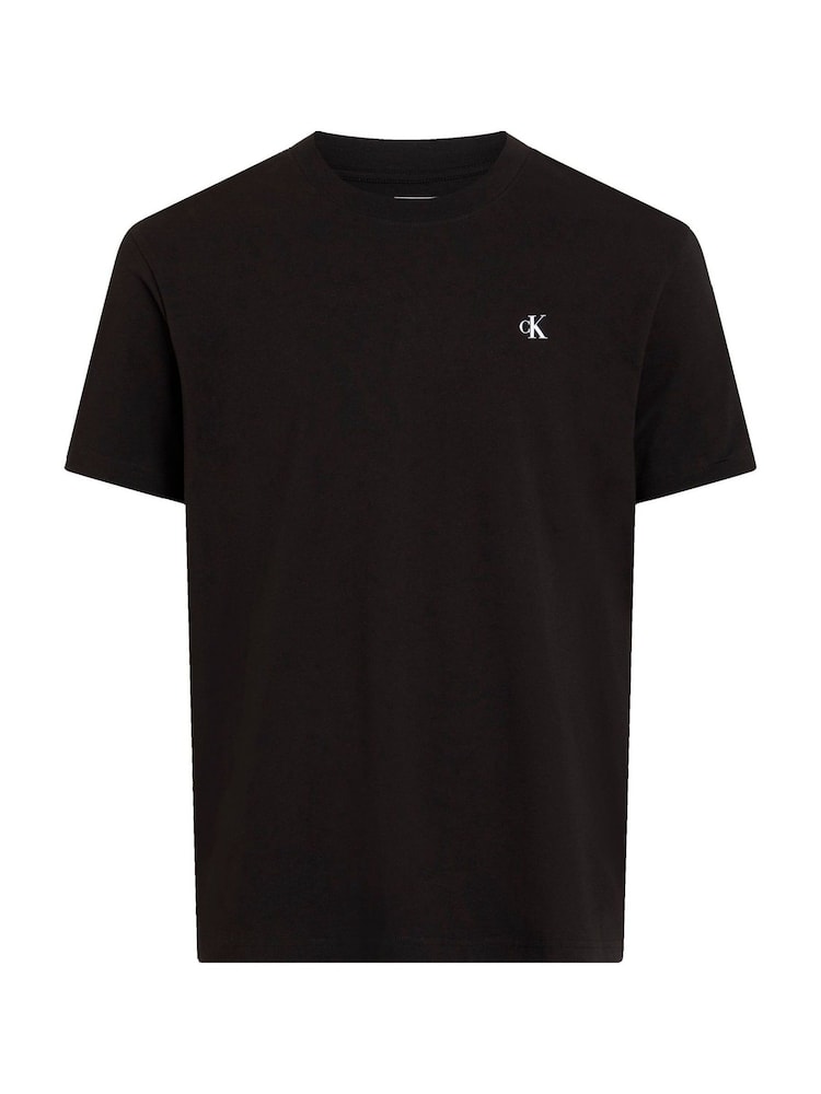 Calvin Klein Black 100% Cotton Painted Jeans T-Shirt - Image 5 of 7