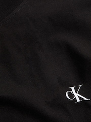 Calvin Klein Black 100% Cotton Painted Jeans T-Shirt - Image 7 of 7