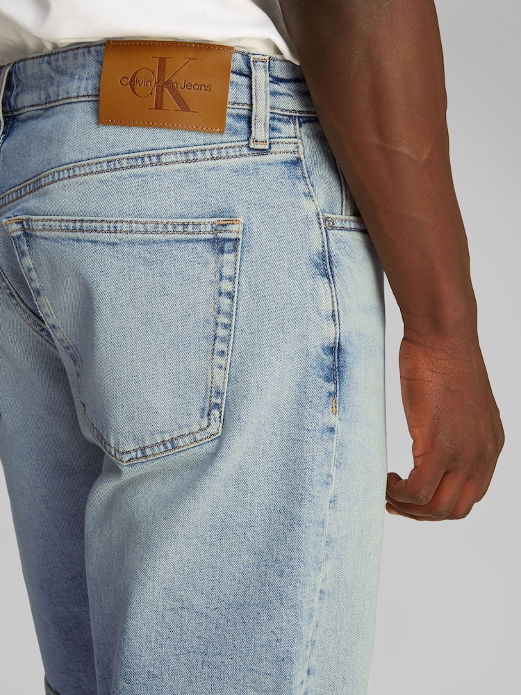 Calvin Klein Blue Regular Fit Shorts - Image 4 of 6