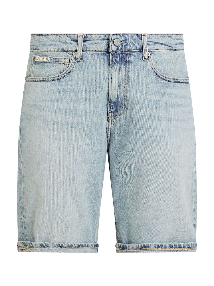 Calvin Klein Blue Regular Fit Shorts - Image 5 of 6