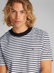 Calvin Klein Black Regular Fit Heavy 100% Cotton T-Shirt - Image 4 of 6