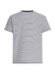 Calvin Klein Black Regular Fit Heavy 100% Cotton T-Shirt - Image 6 of 6