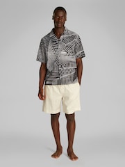 Calvin Klein Black 100% Cotton Resort Cover-Up Shirt - Image 2 of 5