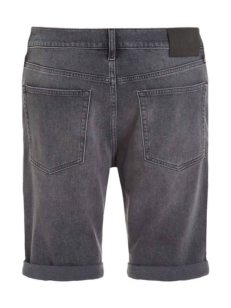Calvin Klein Grey Slim Shorts - Image 6 of 6