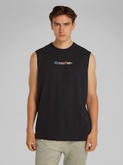 Calvin Klein Black 100% Cotton Pride Lounge Tank Top - Image 1 of 5