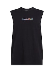 Calvin Klein Black 100% Cotton Pride Lounge Tank Top - Image 5 of 5
