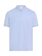 Calvin Klein Blue 100% Cotton Painted Polo Shirt - Image 6 of 6