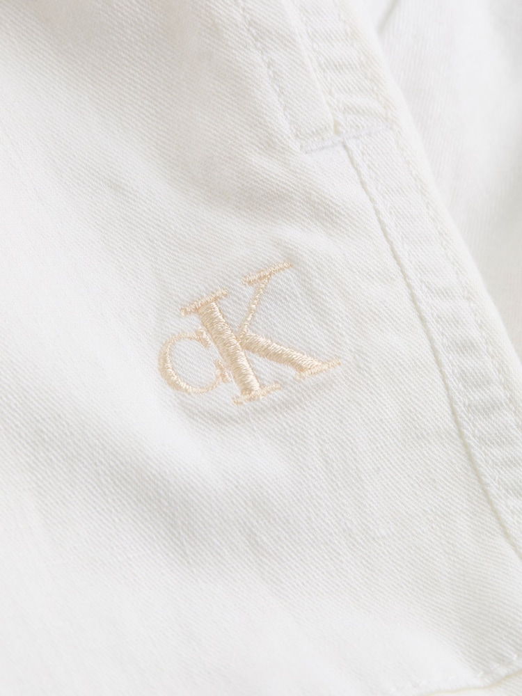 Calvin Klein White Shorts - Image 7 of 7