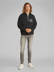 Calvin Klein Rib Logo Zip Polo Shirt - Bild 4 von 6