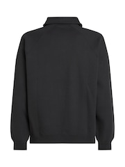 Calvin Klein Rib Logo Zip Polo Shirt - Bild 6 von 6
