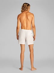 Calvin Klein Cream Medium Swim Shorts With Drawstring - Image 5 of 5