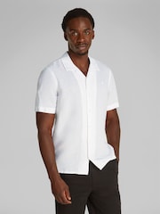 Calvin Klein White/Black Essential Padded Shirt - Image 1 of 6