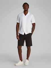 Calvin Klein White/Black Essential Padded Shirt - Image 2 of 6