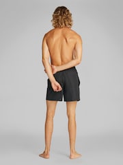 Calvin Klein Black Intense Power Medium Double Waistband Swim Shorts - Image 3 of 5