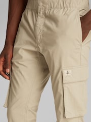 Calvin Klein Grey Skinny Cargo Trousers - Image 4 of 7