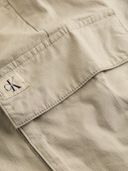 Calvin Klein Grey Skinny Cargo Trousers - Image 5 of 7