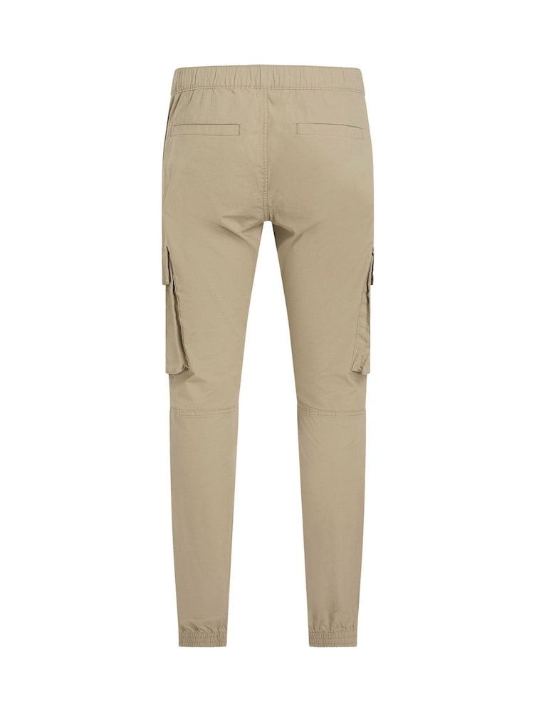Calvin Klein Grey Skinny Cargo Trousers - Image 7 of 7