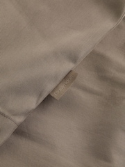 Calvin Klein Brown Boxy Cotton Blend Overshirt - Image 5 of 7
