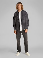 Джинсовая рубашка свободного кроя Calvin Klein - Изображение 2 из 6