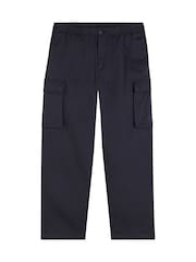 Calvin Klein Blue Pull On Straight Cargo Trousers - Image 5 of 5