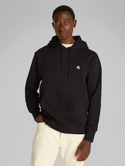 Calvin Klein Black 100% Cotton Painted Hoodie - Image 1 of 7
