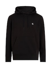 Calvin Klein Black 100% Cotton Painted Hoodie - Image 5 of 7